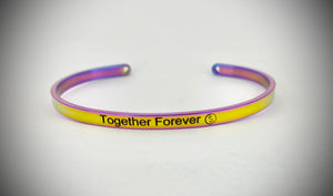 Together Forever Mantra Bangle