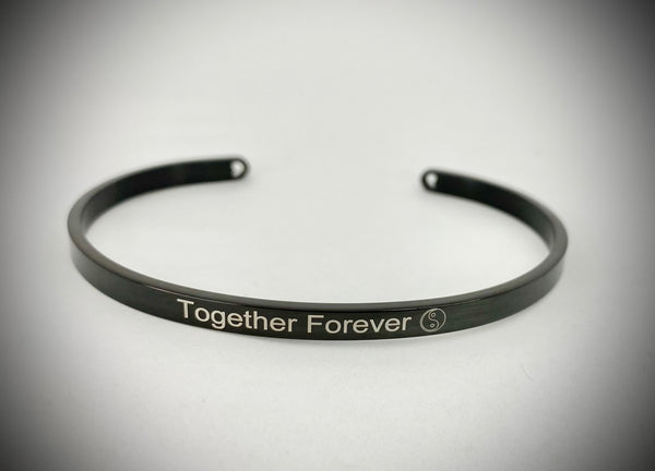 Together Forever Mantra Bangle