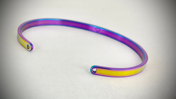 Faith Hope Love Mantra Bangle