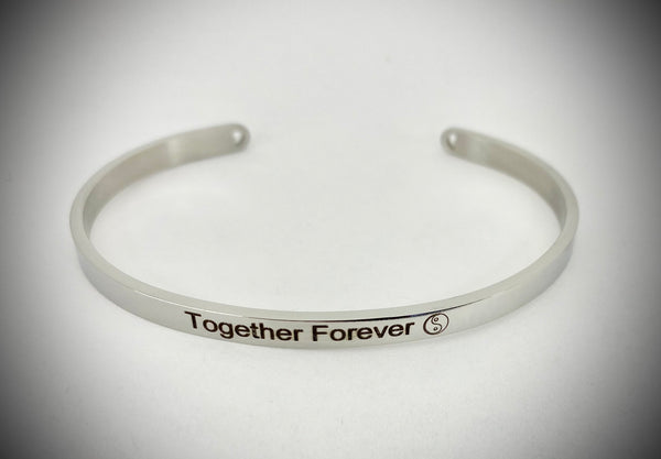 Together Forever Mantra Bangle