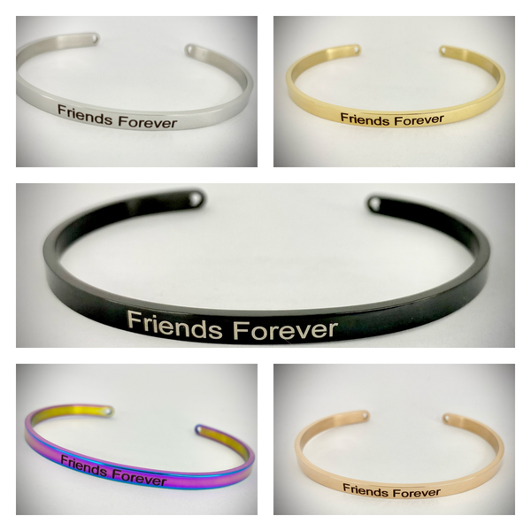 Friends Forever Mantra Bangle