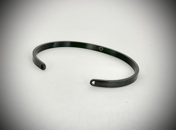 Faith Hope Love Mantra Bangle