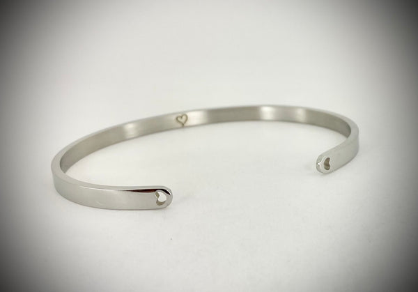 Faith Hope Love Mantra Bangle