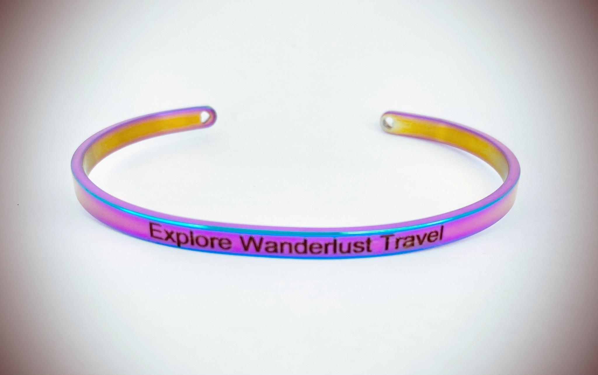 Explore Wanderlust Travel Mantra Bangle