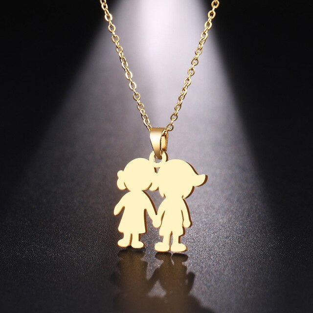 Big Friendship Charm Necklace