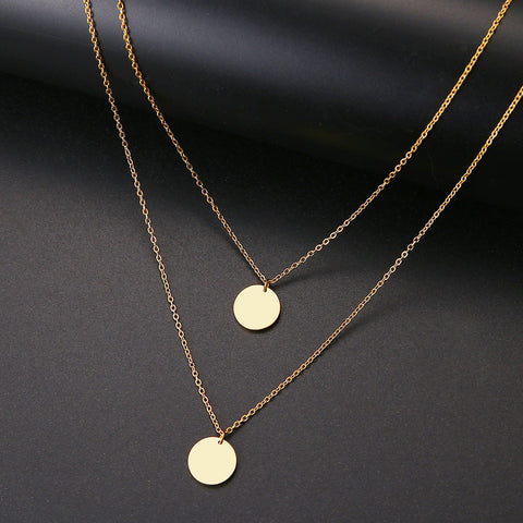 Layered Two-Circle Necklace