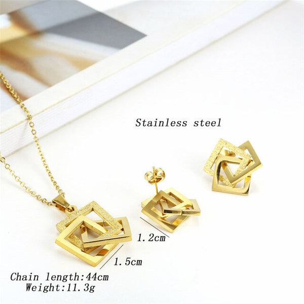 Abundance Necklace & Earrings Set