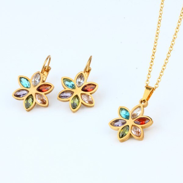 Energy Necklace & Earrings Set