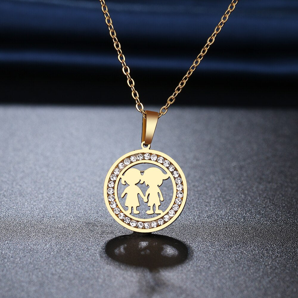 Friendship with Crystals Necklace