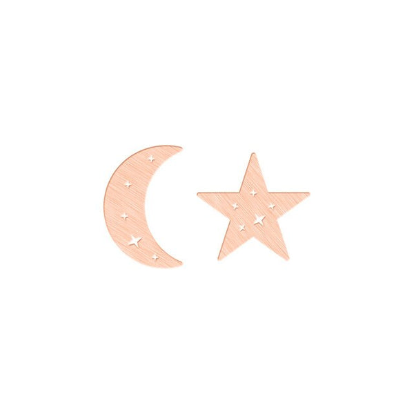 Moon & Star Earrings
