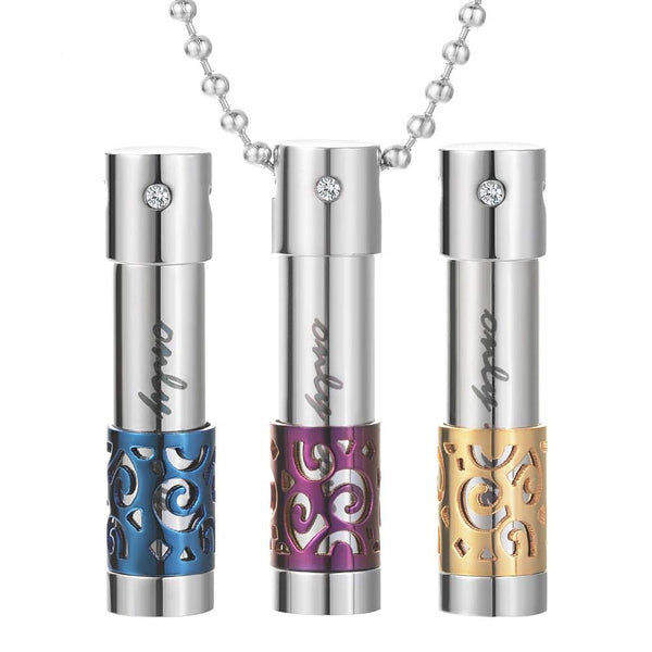 Necklace with Storage Container Pendant